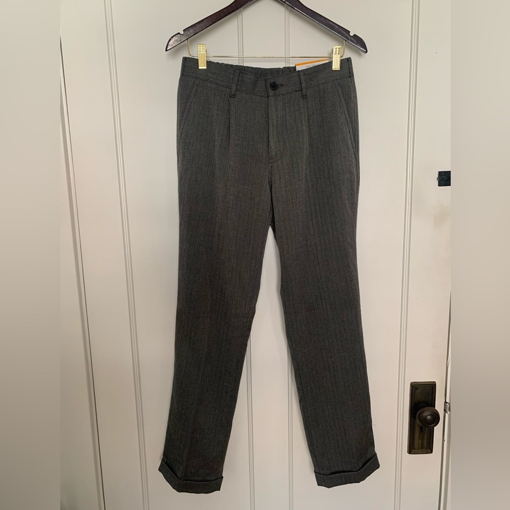 INC International Concepts Gray Herringbone Pants
